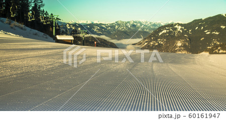 Winter view in the mountains, ski resort Winter view in the mountains, ski resort 60161947