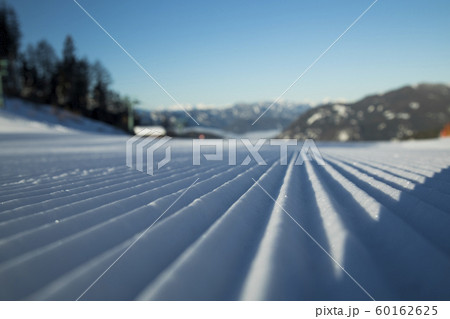 Winter view in the mountains, ski resort 60162625