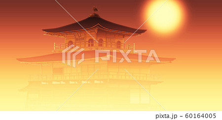寺　夕日　その1 60164005
