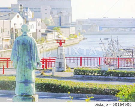 運河の風景　兵庫運河 60164906