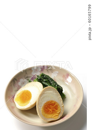 味付け卵とホウレンソウ 味付け卵とホウレンソウ 60165799