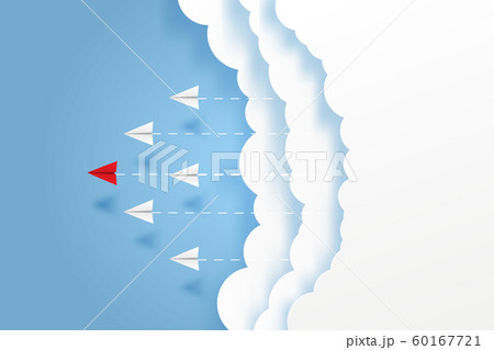 Paper plane go to success goal vector business financial concept start up, leadership, creative idea symbol paper art style with copy space for text. illustration Paper plane go to success goal vector business financial concept start up, leadership, creative idea symbol paper art style with copy space for text. illustration 60167721