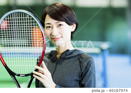 テニス　テニスクラブ　テニススクール　フィットネス　スポーツジム　女性 60167974