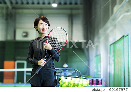 テニス　テニスクラブ　テニススクール　フィットネス　スポーツジム　女性 60167977