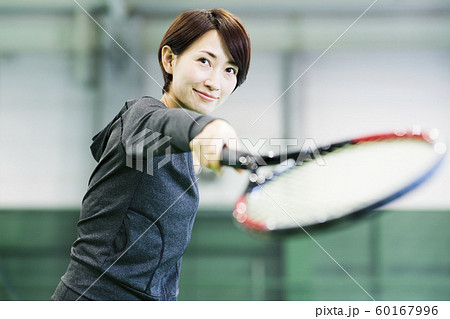 テニス　テニスクラブ　テニススクール　フィットネス　スポーツジム　女性 60167996