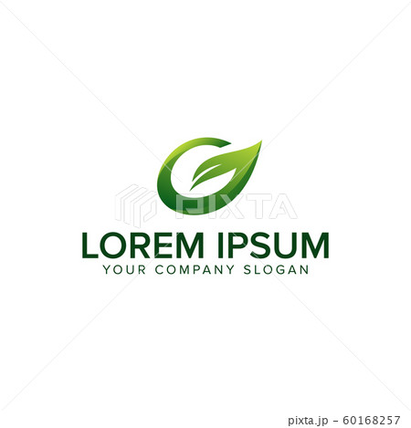 Letter G Leaf Logo Design Template Element Letter G Leaf Logo Design Template Element 60168257