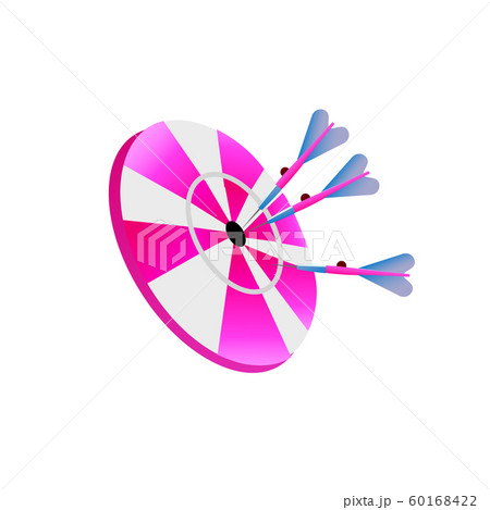 arrow target dart. Vector Illustration Isolated on 60168422
