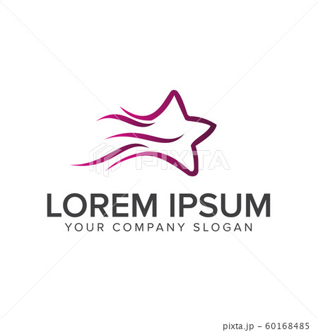 star moving logo design concept template 60168485
