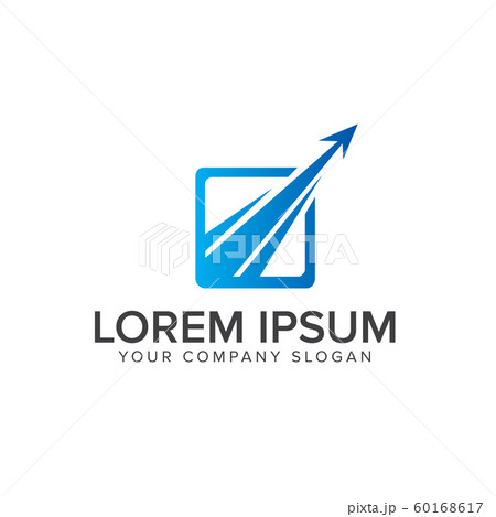 luxury modern arrow logo design concept template. luxury modern arrow logo design concept template. 60168617