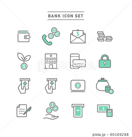 BANK ICON SET 60169288