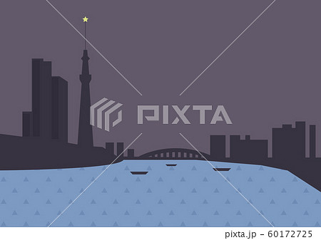 東京湾夜景 60172725