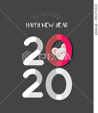 新年 2020 ラット 60173333
