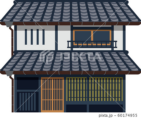日本家屋のイラスト素材