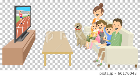 Family watching sports 60176048