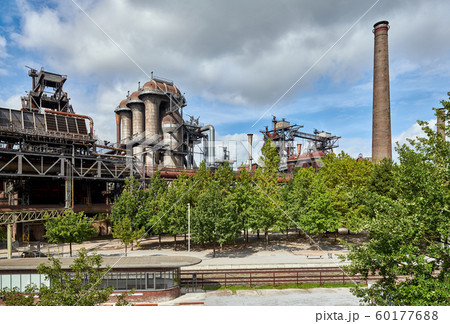 Industrial factory in Duisburg, Germany. Industrial factory in Duisburg, Germany. 60177688