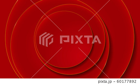 Red and gold circle abstract background 60177892