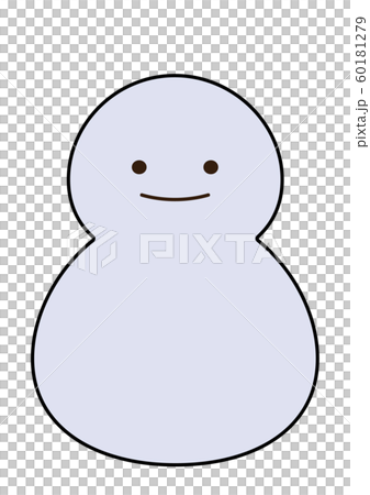 Cute snowman illustration 60181279