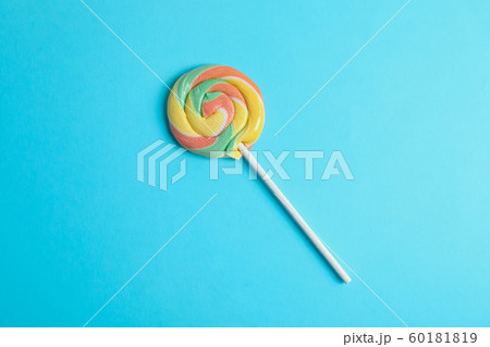 Sweet candy with space for text on color 60181819