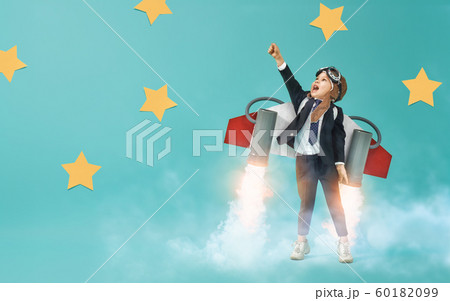 child in an astronaut costume child in an astronaut costume 60182099