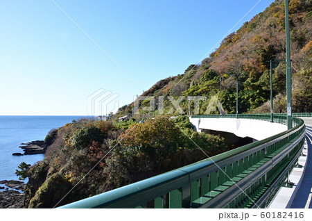 佐渡島の景色～長者ヶ橋 60182416