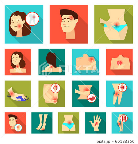 Isolated object of damage and wound symbol. Collection of damage and rendering vector icon for stock. Isolated object of damage and wound symbol. Collection of damage and rendering vector icon for stock. 60183350