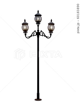 Vintage Street Lamp isolated on white background Vintage Street Lamp isolated on white background 60183890