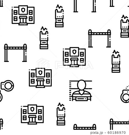 Police Department Seamless Pattern Vector Police Department Seamless Pattern Vector 60186970