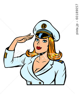 woman captain of a sea ship 60189057