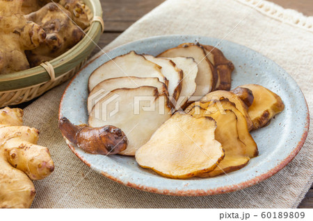 キクイモの漬け物 キクイモの漬け物 60189809