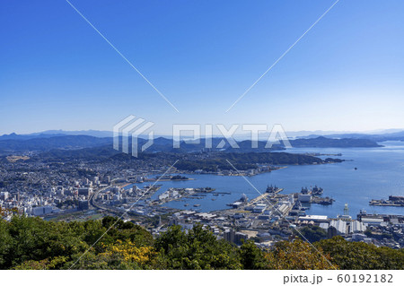 [長崎県]佐世保市全景（弓張展望台） 60192182