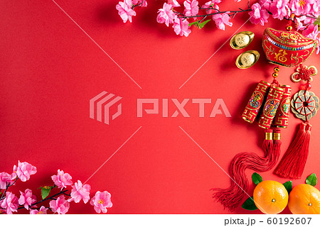 Chinese new year festival decorations  60192607