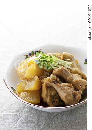 大根と鶏肉の甘辛煮4 60194676