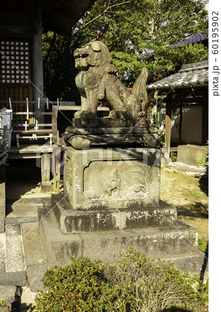 萩城城下町 円政寺 狛犬 山口県萩市 萩城城下町 円政寺 狛犬 山口県萩市 60195902