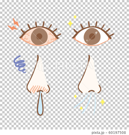 Hay fever symptom before and after Hay fever symptom before and after 60197508