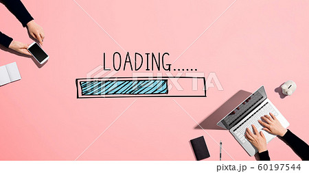 Loading concept with people working together 60197544