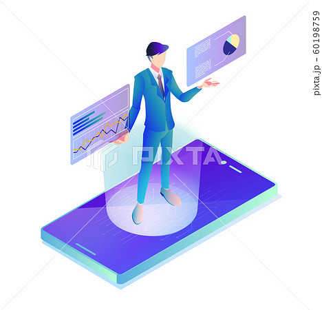 オンラインビジネス_スマートフォン 60198759