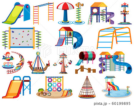 Large set of isolated objects of playground Large set of isolated objects of playground 60199895