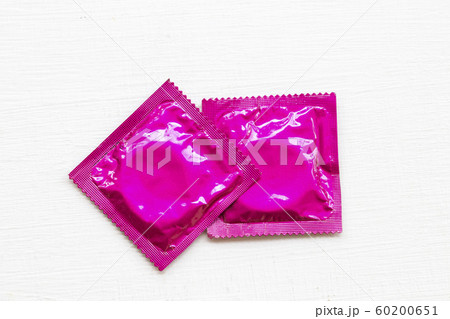 condom wear of a man health care for sex protect disease concept love with safe on background white 60200651