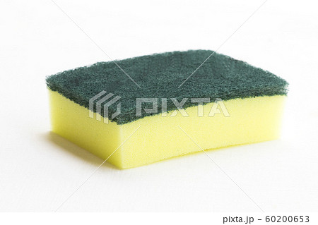 sponge scourer health care for cleaning dish and glass decoration on background white sponge scourer health care for cleaning dish and glass decoration on background white 60200653