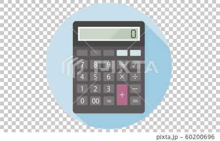 電卓　確定申告　計算　フラット 60200696