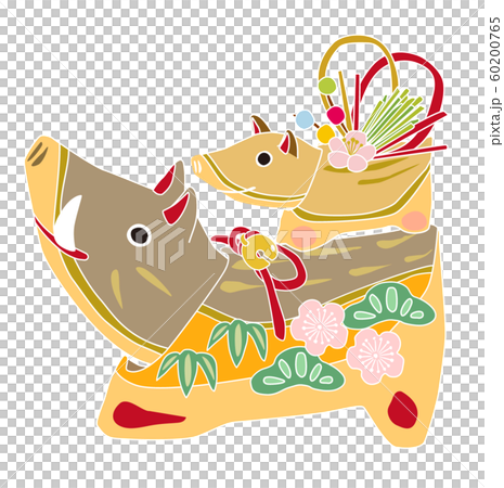 Wild boar figurine parent and child 2 60200765