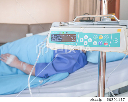 Medical equipment at the bedside in hospital, Medical equipment at the bedside in hospital, 60201157