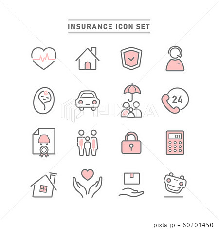 INSURANCE ICON SET 60201450