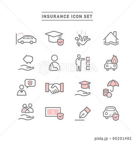 INSURANCE ICON SET INSURANCE ICON SET 60201492