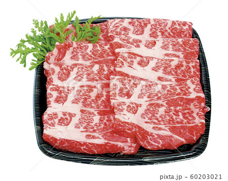 牛肩ロース肉すき焼き用01（パス付） 60203021