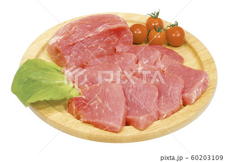 豚モモ肉一口カツ用(パス付) 豚モモ肉一口カツ用(パス付) 60203109