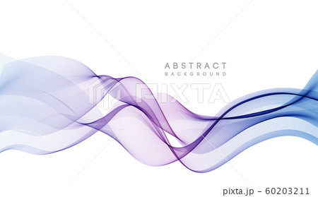 Abstract colorful vector background, color wave for design brochure, website, flyer. 60203211
