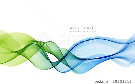 Abstract colorful vector background, color wave for design brochure, website, flyer. 60203212