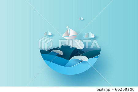 Illustration of travel in holiday summer season 60209306