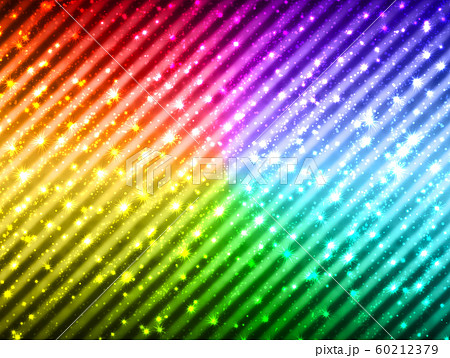 ゴージャスな光の背景 カラフルなストライプのイラスト素材